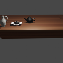 chinois café table meubles 3d print model - Mito3D