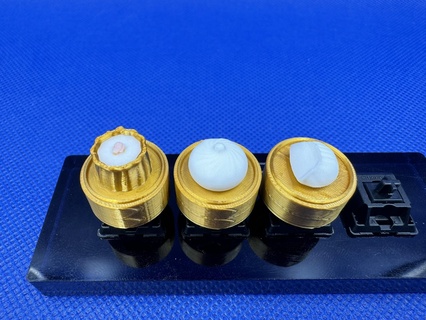 Çince sönük toplam Kiraz mx klavye tuşları Ayarlamak 3 gadget tuş takımı tuşu mekanik Gıda hamur tatlısı bao 3d print model - Mito3D