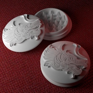 chinese dragon grinder smoke smoker weed grass joint drugs tobacco box crumble canabise shit 3d print model - Mito3D