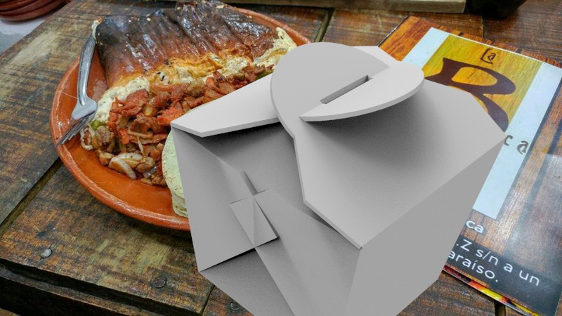 chinese food box piggy bank china alcancia 3D print model - Mito3D