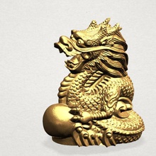 chinese horoscope 05 dragon various 3d print house human people characters miniatures figurines statue sculpture zodiac zoo animal 3d print model - Mito3D