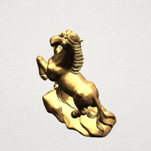 horóscopo chino 07 horse various 3d print house human people characters miniatures figurines statue sculpture zodiac zoo animal 3d print model - Mito3D