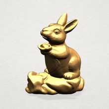 chinese horoscope 04 rabbit various 3d print house human people characters miniatures figurines statue sculpture zodiac zoo animal