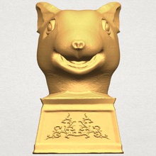 chinese horoscope rat 02 various car chair tree table sofa character game exterior human interior people girl house miniatures figurines sculpture animal zodiac dog 3d print model - Mito3D
