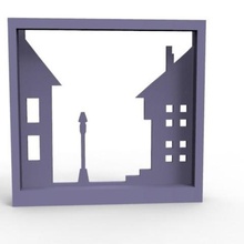 ombre cinesi art casa la decorazione in miniatura luce 3d print model - Mito3D