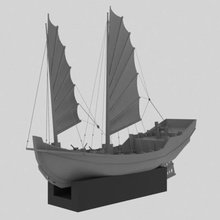 chinese ship architecture chineseship 3d print model - Mito3D