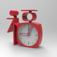 chinese style clock home china 3d print model - Mito3D