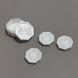 ching pièces monnaie fortune prédiction chance Chine folklore 39 éducation école Sergio Anglais 3d print model - Mito3D