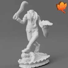 chinamasta tête coupé art hindou déesse Inde hindouisme 3d print model - Mito3D