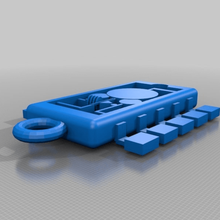 chip-pedant Schmuck Schlüsselanhänger 3d print model - Mito3D