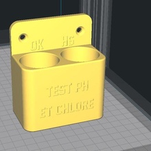 chlorine ph pool test storage intex strip organization summer swimming 3d print model - Mito3D