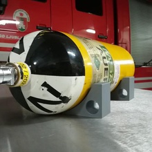 chock bombole di aria compressa strumento cuneo vigile del fuoco 3d print model - Mito3D