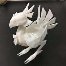 chocobo 7 easy parts game 3d print model - Mito3D