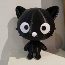 chococat chokokyatto art ciao kitty sculture 3d print model - Mito3D