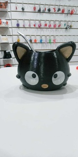 chococat mate - hello kitty planter nost3rd flowerpot pot argentina sanrio 3d print model - Mito3D