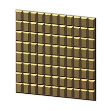 chocolat dikdörtgen desen 3d panel yazıcı modeli duvar kafes 3dpanel oyma ızgara demirleri takı sac hamur işi artcam Pervaz alçı relif Özet Kare 3d print model - Mito3D