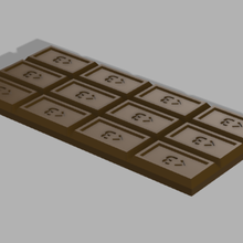 Schokolade-bar home Essen trinken Süßigkeiten snacks Schokolade candy 3d print model - Mito3D