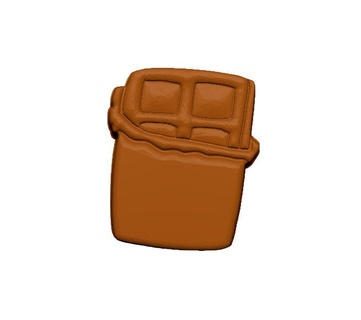çikolata bar stl dosya 3d baskı lazer cnc yönlendirici yazdırılabilir model indir banyo bomba sabun çeşitli bombası kalıp yapımı vakum şekillendirme kawaii Şeker 3d print model - Mito3D
