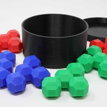 caja de chocolate rompecabezas juego puzzles 3d print model - Mito3D