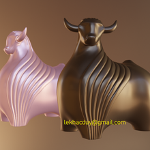 Chocolat buffle vache art décoration décor 3d print model - Mito3D