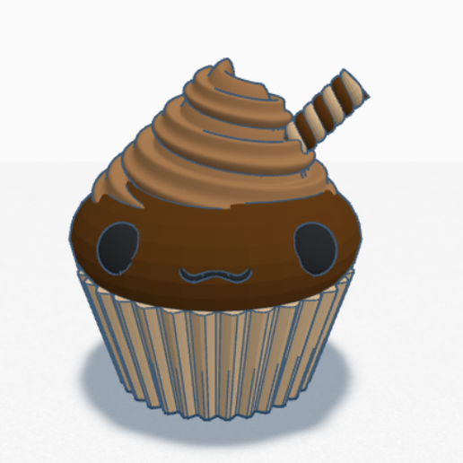 çikolata kek 3D print model - Mito3D