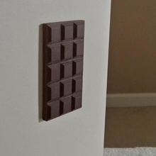 chocolate outlet cover home 3d print model - Mito3D