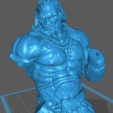 cholon barbarian toy 3d print model - Mito3D