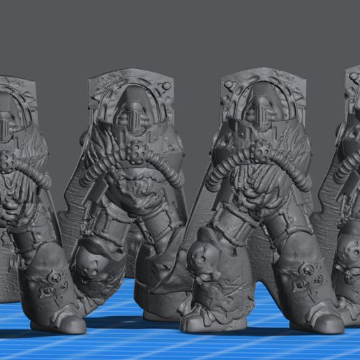 grosso disgustoso guardia corpo torsi gioco nurgle velo morte terminatore Morte 40k 3D print model - Mito3D