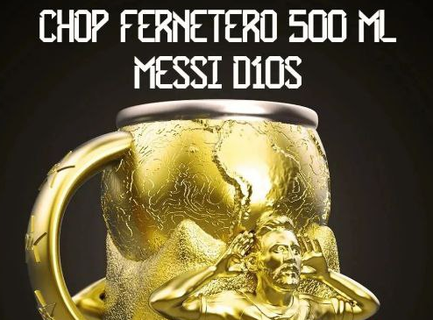 pirzola Copa Messi bardak cerveza Fincan dünya 3d print model - Mito3D