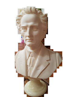 chopin - bust photogrammetry classic decoration 3d print model - Mito3D