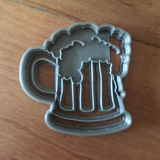 chopped beer chop father's day cutters cookies cookie cutter drawings original kitchen art 3D print model - Mito3D