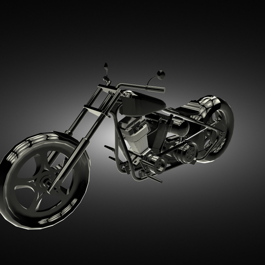 chopper 3D print model - Mito3D