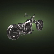 chopper motociclette 3d print model - Mito3D