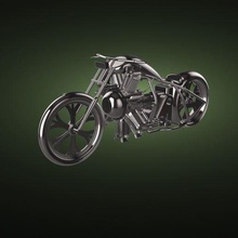 chopper motocykle 3d print model - Mito3D