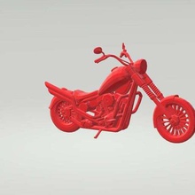 chopper motorcycle 3d model ready print art easy rider motogp race sport bike stl file fast vehicle superbike game hobby miniature collection scale speed bady 3d print model - Mito3D