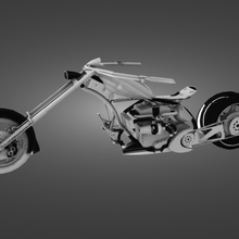 chopper superturbo suicide 3d print model - Mito3D