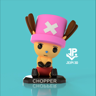 chopper tony chibi one piece Various reno toy pop sculpture scultura figure character 3d print model - Mito3D