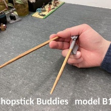 chopstick buddies b1 buddie how to use chopsticks learning marcosticks model b standard grip training 3d print model - Mito3D
