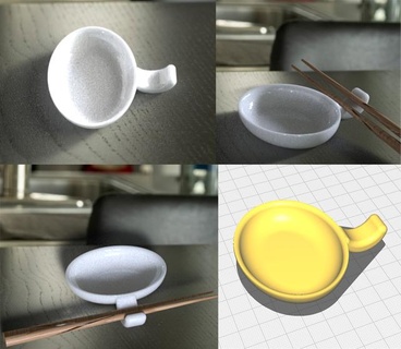çubuk Kulp destek skandi İskandinav ev mutfak Suşi şık modern 3d print model - Mito3D