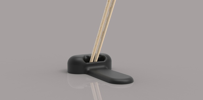 chopstick stand chopsticks chinese food 3d print model - Mito3D