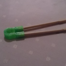 chopsticks wooden end home household supplies sushi sashimi noodle kids chopstick 3d print model - Mito3D