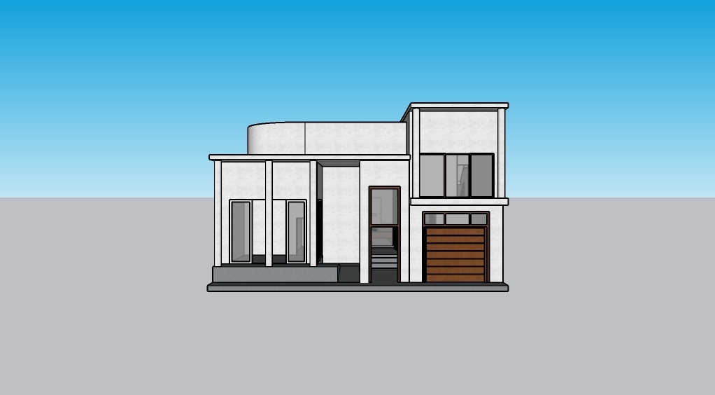 chorizo house- architecture mordernism 3D print model - Mito3D