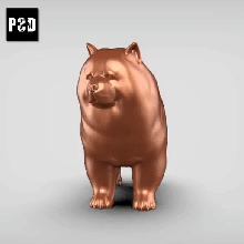 chow v1 art dog animal toy pet figurines 3d print model - Mito3D