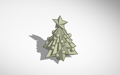 Natal árvore casa 3d print model - Mito3D