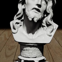 cristo art semblanza mascarón de proa la iglesia 3d print model - Mito3D