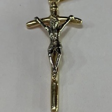 christ cross jewelry pendant jesus 3d print model - Mito3D