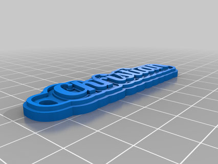 christian customized keychains 3d print model - Mito3D