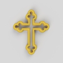 christian cross cookie cutter jesus chistian cruz easter week semana santa god dios holy 3d print model - Mito3D