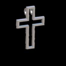 cristiano cruzar joyería joya cruz Cristo oro Dios 3d print model - Mito3D