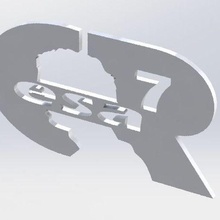 cristiano fútbol Moda regalo llave anillo 3d print model - Mito3D